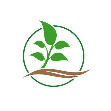 Beyaz arkaplanda ağaç simgesi