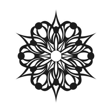 Beyaz arkaplanda siyah işaret