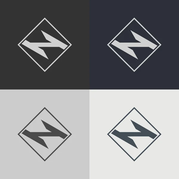 Geometrische Icon Set Vektor Illustration — Stockvektor
