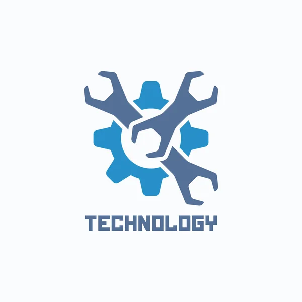 Technologie Symbol Auf Weißem Hintergrund — Stockvektor