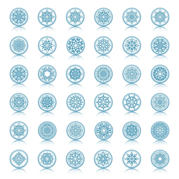 Синя Піктограма Білому Тлі — стоковий вектор