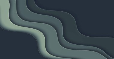 Dalgalarla soyut modern arkaplan