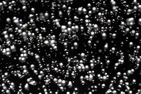 Пузырьки Воды Темном Фоне — стоковое фото