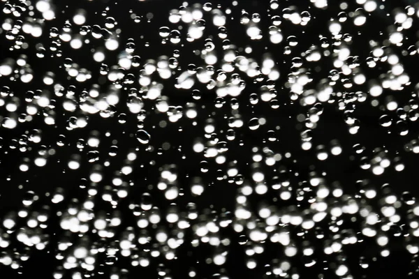 Bulles Eau Sur Fond Sombre — Photo