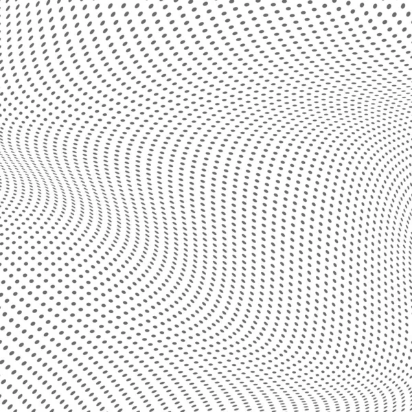 Черно Белый Абстрактный Современный Фон Точками — стоковое фото