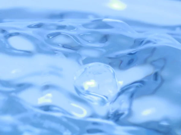 Water Splash Blue Background — Stock Photo, Image