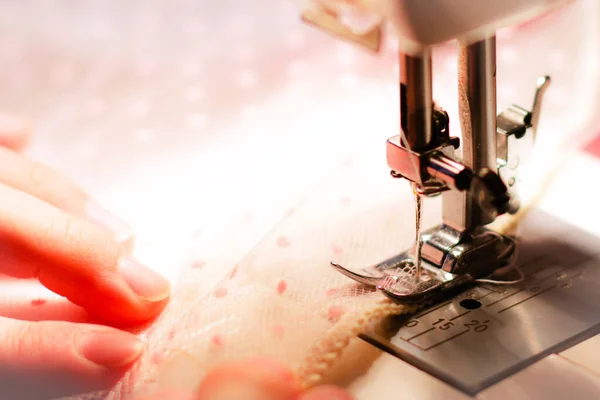 Close Sewing Machine Workshop — Stock Photo, Image