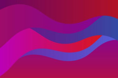 Kırmızı dalgalar soyut modern arkaplan