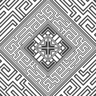 Geometrik siyah beyaz soyut modern arkaplan