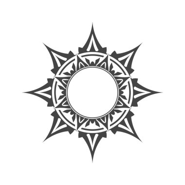 Beyaz arkaplanda siyah simge