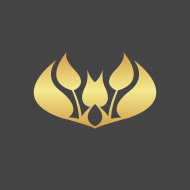 Çiçek soyut modern arka plan