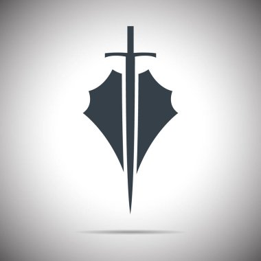 Beyaz arkaplanda koruma simgesi