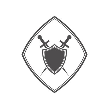 Beyaz arkaplanda koruma simgesi