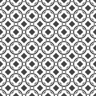 Geometrik siyah-beyaz soyut modern arkaplan ve daireler