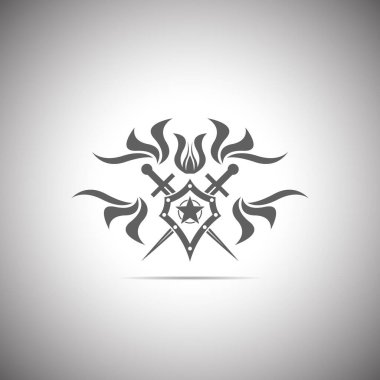 Beyaz arkaplanda koruma simgesi