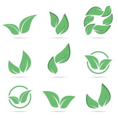 Beyaz arkaplanda simge bırakır