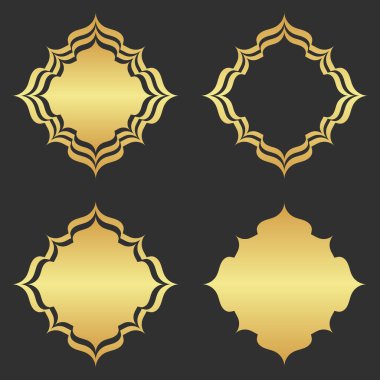 Altın koyu soyut modern arkaplan