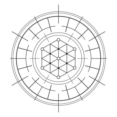 Çokgen geometrik soyut arkaplan