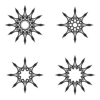 Beyaz arkaplanda simge belirlendi