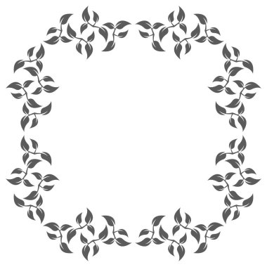 Beyaz arkaplanda çiçek simgesi