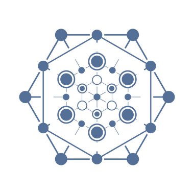 Beyaz arkaplandaki işareti bağla