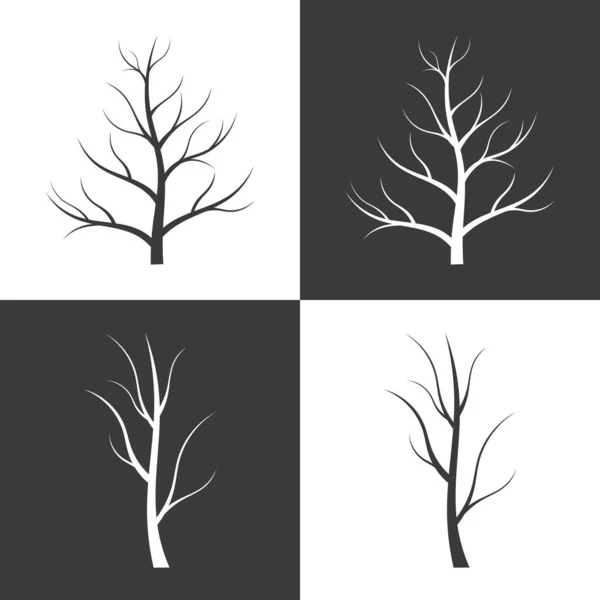 Árbol Icono Abstracto Fondo Moderno — Archivo Imágenes Vectoriales