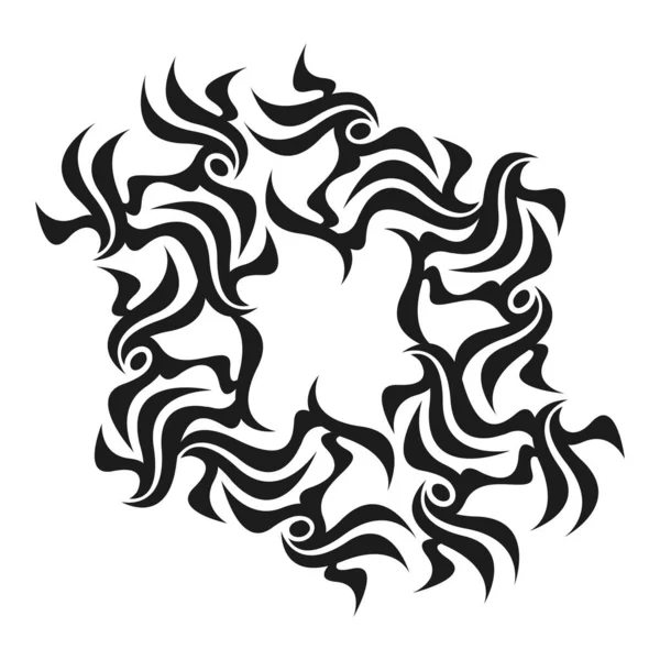 Panneau Noir Sur Fond Blanc — Image vectorielle