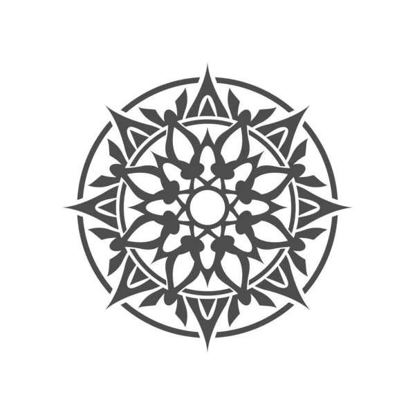 Icône Noire Sur Fond Blanc — Image vectorielle