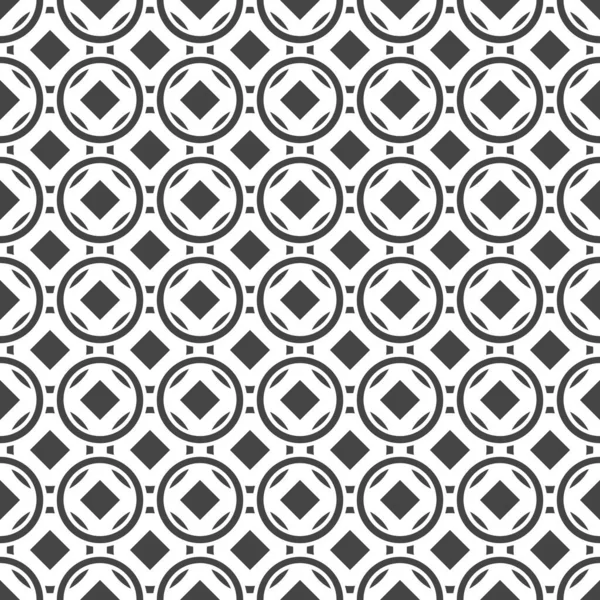 Fondo Moderno Abstracto Geométrico Blanco Negro Con Círculos — Vector de stock