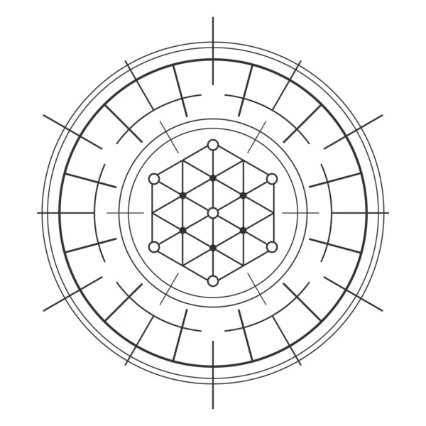 Polygonale Geometrische Abstracte Moderne Achtergrond — Stockvector