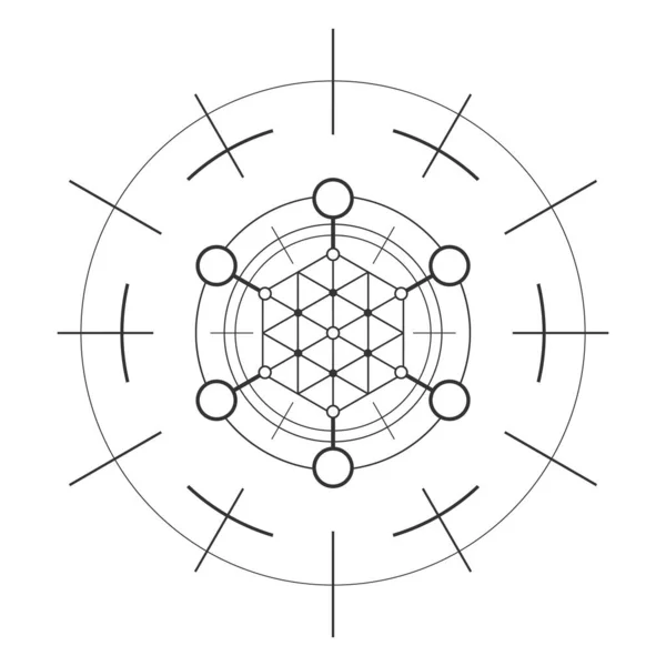 Poligonale Geometrico Astratto Sfondo Moderno — Vettoriale Stock