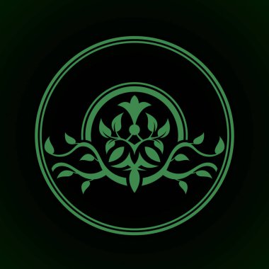 Ağaç dalları ile soyut modern arkaplan