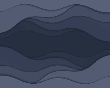 Dalgalarla soyut modern arkaplan