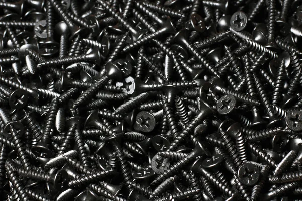 Set Iron Screws Close — Stock Photo, Image