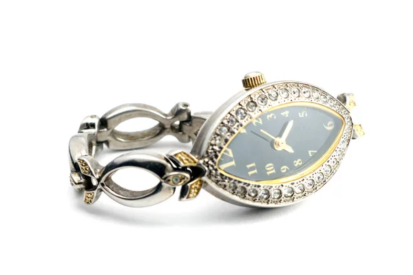 Pocket Watch White Background — Stock Photo, Image