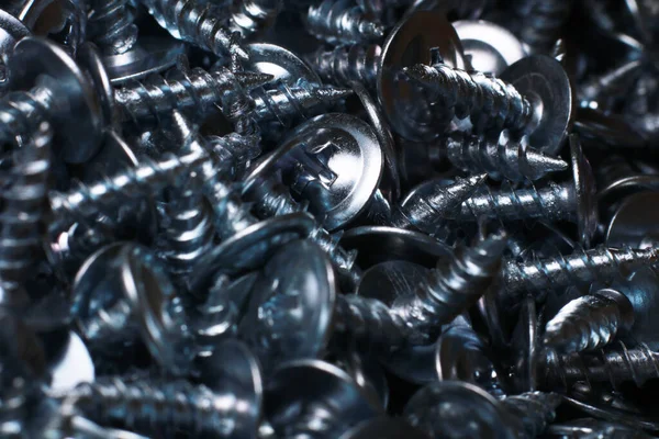 Set Iron Screws Close — Stock Photo, Image