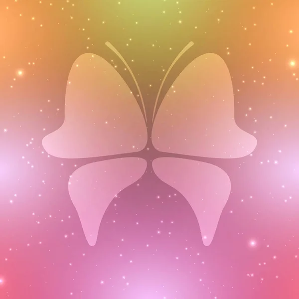 Colorful Abstract Modern Background Butterfly — Stock Photo, Image