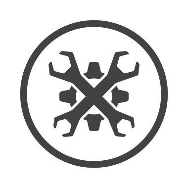 beyaz arkaplanda dişli simgesi