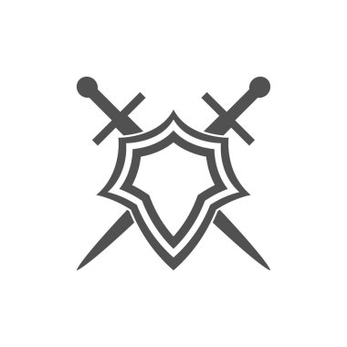 Beyaz arkaplanda koruma simgesi