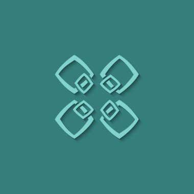 Soyut modern arkaplanı zincirle