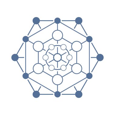 Beyaz arkaplandaki işareti bağla