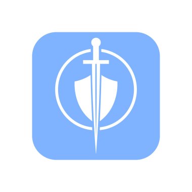 Beyaz arkaplanda koruma simgesi