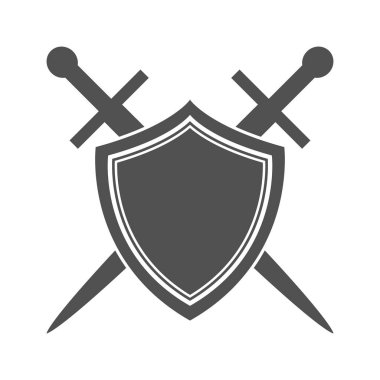 Beyaz arkaplanda koruma simgesi