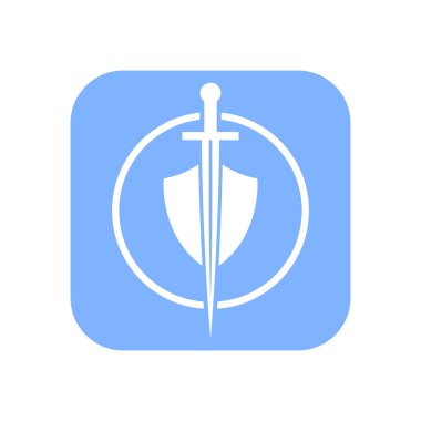 Beyaz arkaplanda koruma simgesi