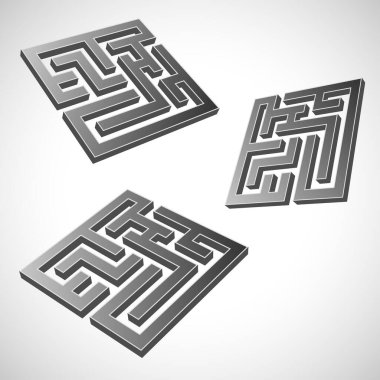 Geometrik simgeler kümesi soyut modern arkaplan