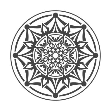 Beyaz arkaplanda siyah simge