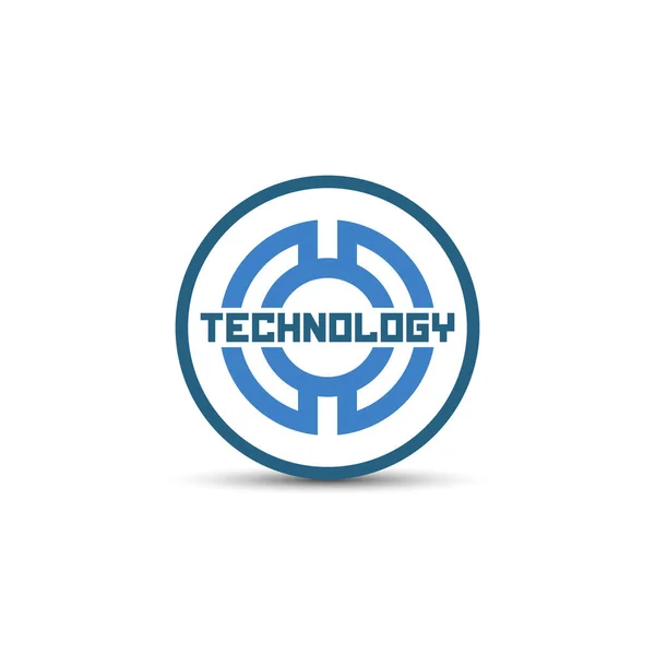 Ikona Technologii Białym Tle — Wektor stockowy