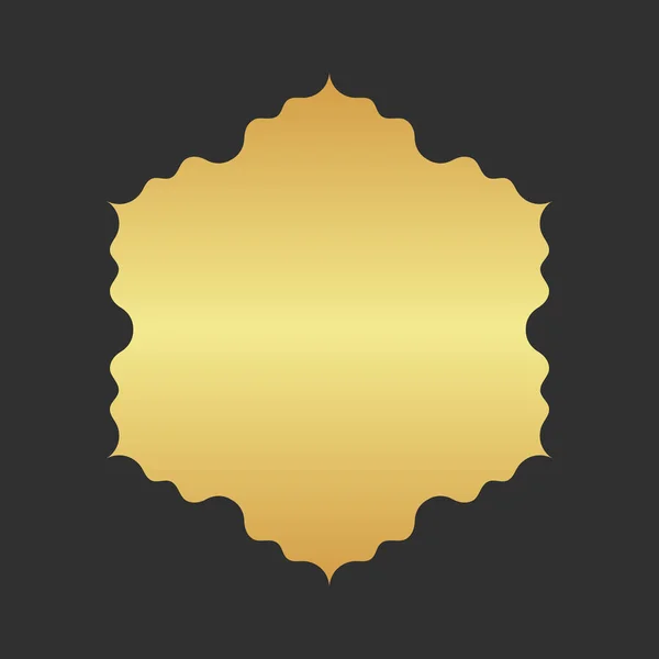 Goldener Dunkler Abstrakter Moderner Hintergrund — Stockvektor