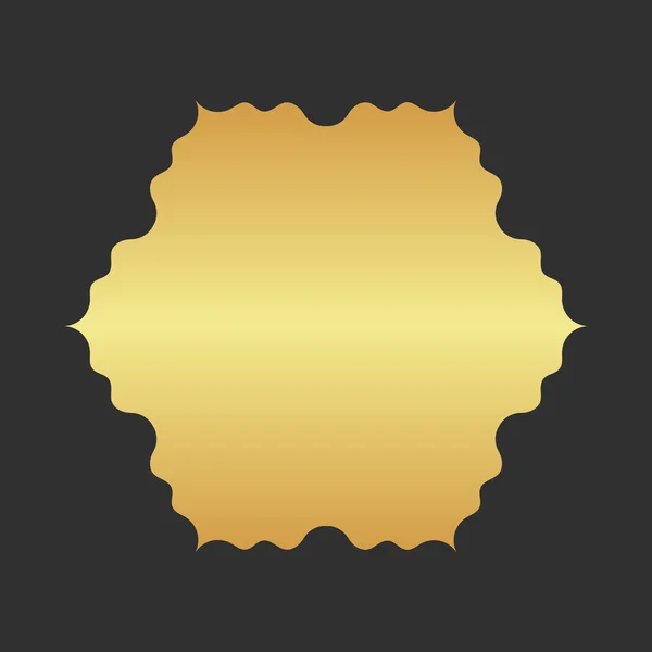 Goldener Dunkler Abstrakter Moderner Hintergrund — Stockvektor