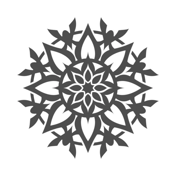 Квіткова Ікона Білому Тлі — стоковий вектор